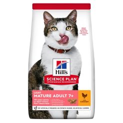 HILL'S SCIENCE PLAN Mature Adult Light Dry Cat Food Chicken - 7kg
