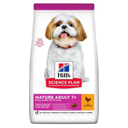 HILL'S SCIENCE PLAN Mature Adult Small & Mini Dry Dog Food Chicken Flavour - 1.5kg