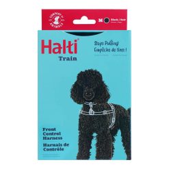 Halti Front Control Harness Black & Red - Medium