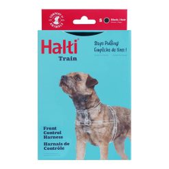 Halti Front Harness Black & Red Various Sizes