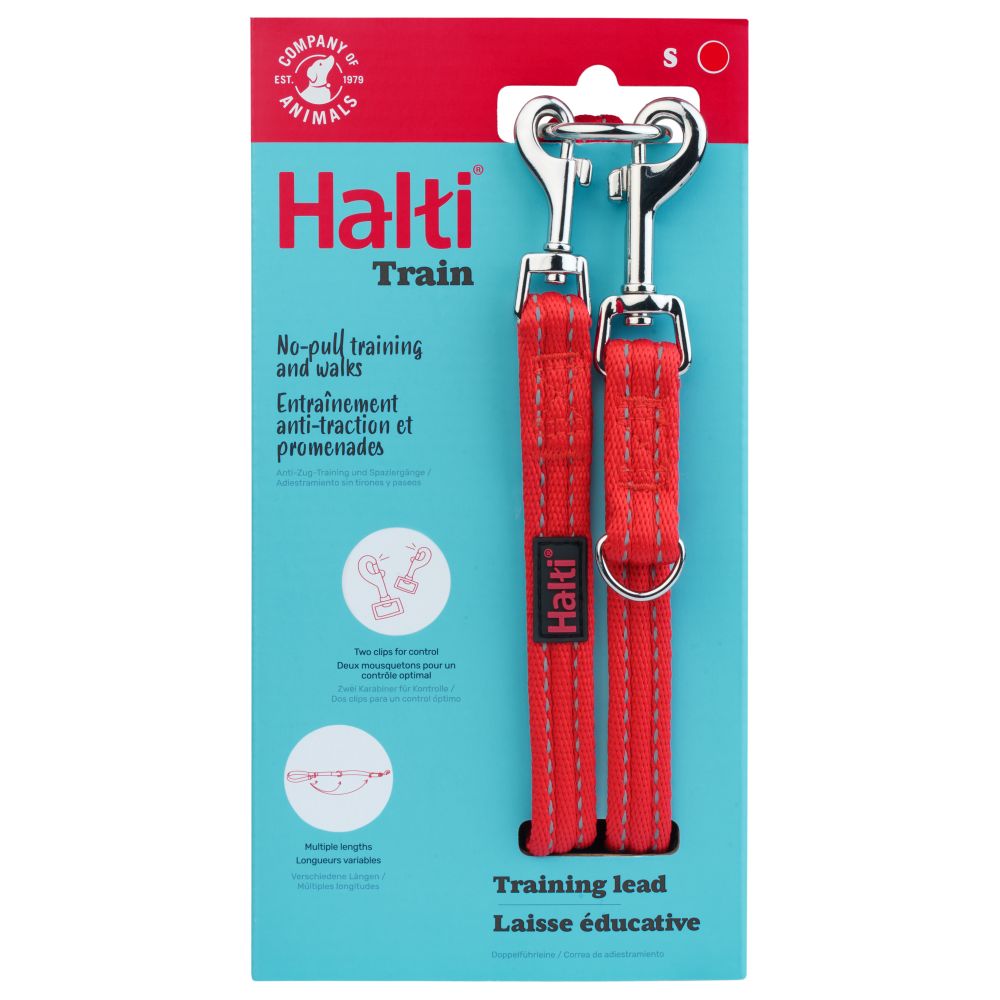 Halti Training Lead Red Various Sizes