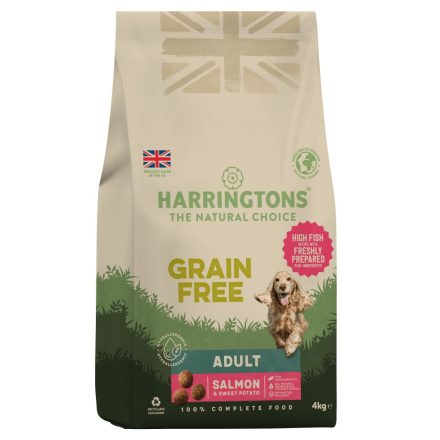 Harringtons Adult Dog Grain Free Salmon & Sweet Potato - 4kg