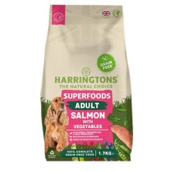 Harringtons Adult Dog Grain Free Superfoods Salmon with Vegetables Various Sizes