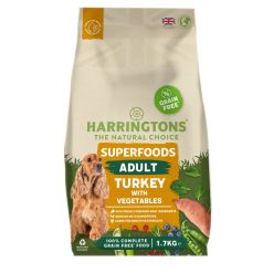 Harringtons Adult Dog Grain Free Superfoods Turkey - 1.7kg