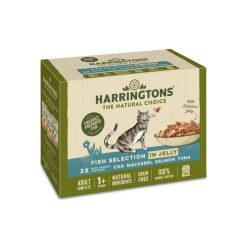 Harringtons Cat Fish Selection In Jelly 12pk - 85g