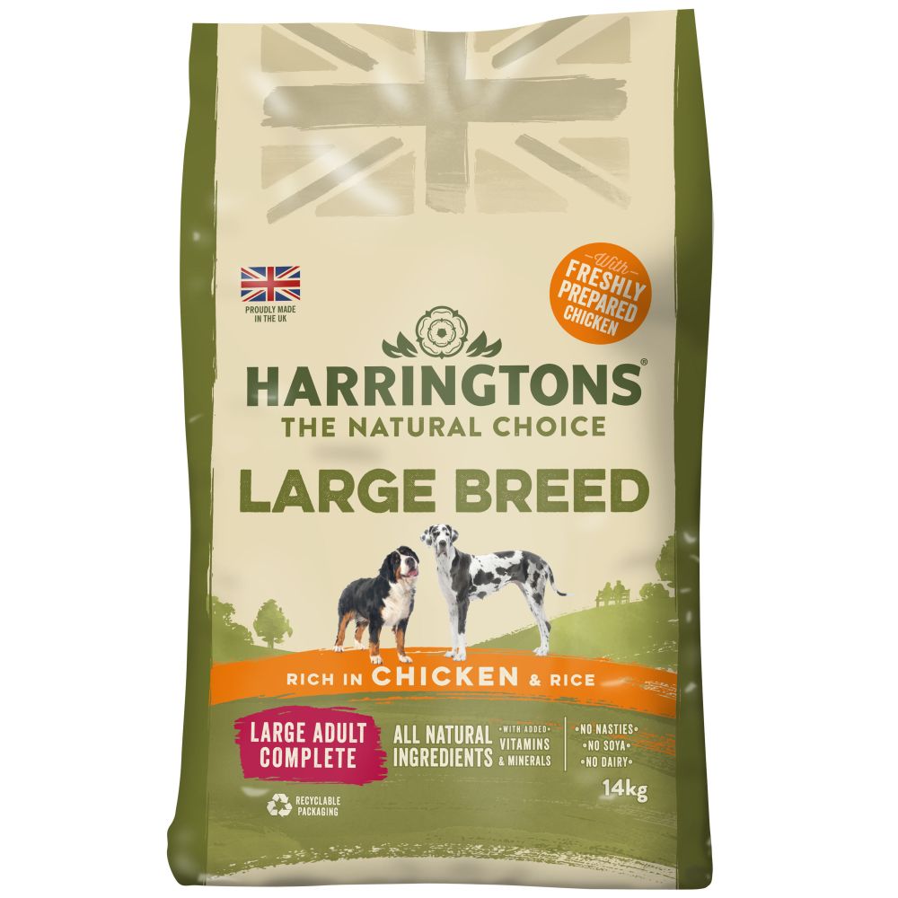 Harringtons large sales breed puppy food