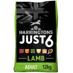 Harringtons Just 6 Dry Dog Food Lamb Various Sizes