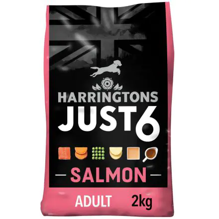 Harringtons Just 6 Dry Dog Food Salmon - 2kg