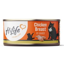 Hi Life Cat Chicken Breast in Sauce Can - 70g, case of 12