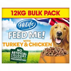 HiLife Feed Me with Turkey & Chicken flavoured with Bacon & Vegetables 12kg - 12kg