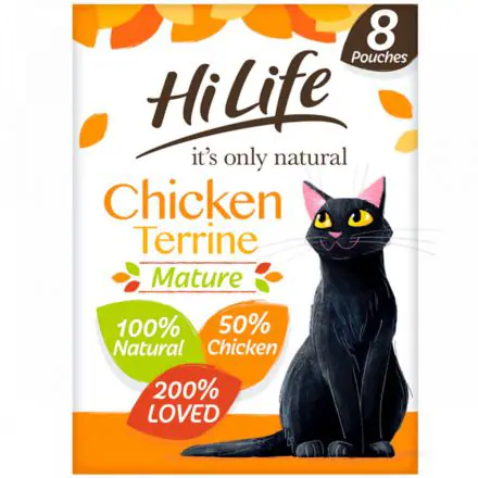 HiLife it's only natural - Mature Chicken Terrine 8 x 70g Multipack - 70g