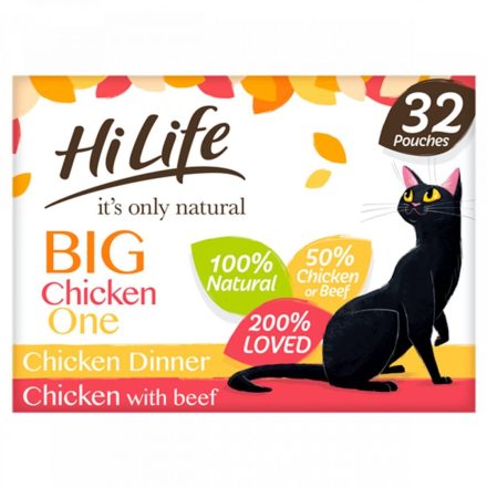 HiLife it's only natural - The Big Chicken One 32 x 70g Multipack - 70g