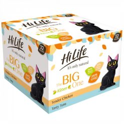 HiLife it’s only natural The Big One Kitten Mixed Complete Wet Cat Food Pouches 32 x 70g - 70g