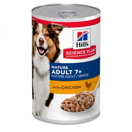Hill's Science Plan Mature Adult Wet Dog Food Chicken Flavour - 370g, case of 12