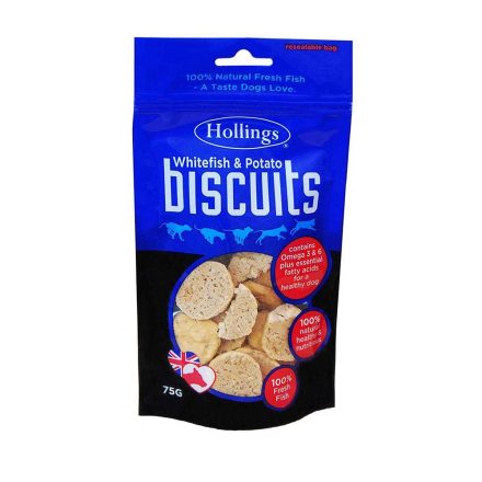 Hollings Fish & Potato Biscuits - 75g