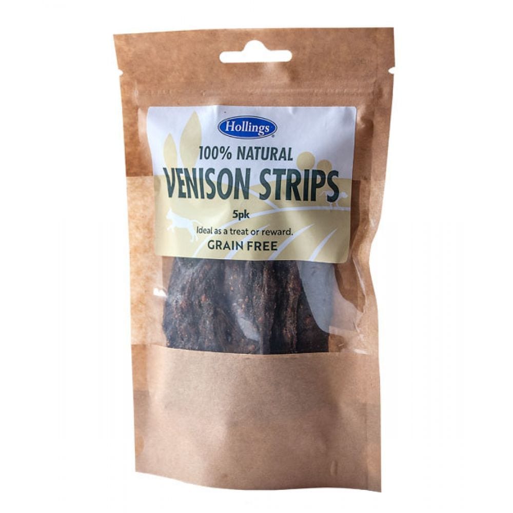 Hollings Strips Venison 5pk - pack