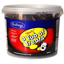 Hollings Tub Of Treats Beef - 450g
