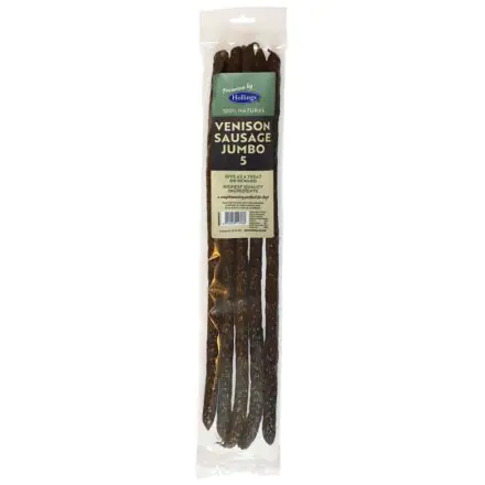 Hollings Venison Sausage Jumbo - 5 pack