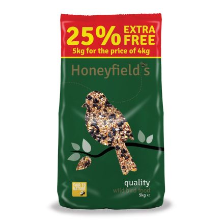 Honeyfields Quality Wild Bird Food - 4kg+25%