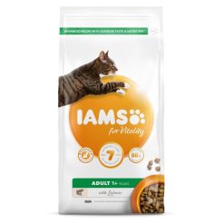 IAMS for Vitality Adult Cat Food with Salmon Various Sizes