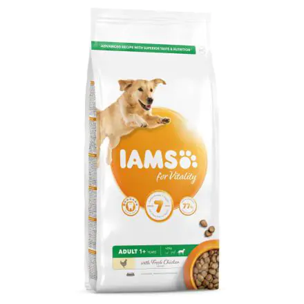 IAMS for Vitality Adult Large Dog Food with Fresh chicken Various Sizes