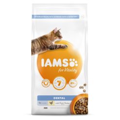 IAMS for Vitality Dental Cat Food with Fresh chicken - 2kg