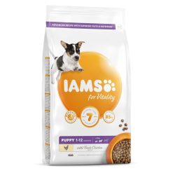 IAMS for Vitality Puppy Small & Medium Dog Food with Fresh chicken Various Sizes