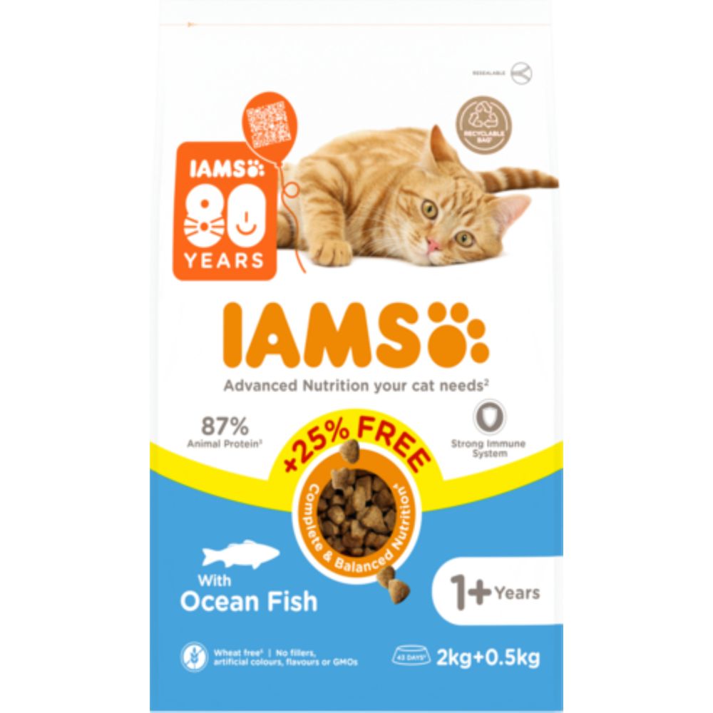 Iams Adult Cat Advanced Nutrition Ocean Fish - 2.5kg