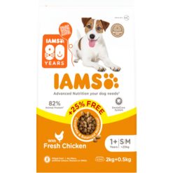 Iams Adult Dog Advanced Nutrition Small Medium Breed Chicken - 2.5kg