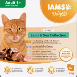 Iams Del Cat L&s Cig 8pk - 85g