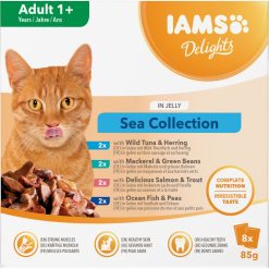 Iams Del Cat Sea Cij 8pk - 85g