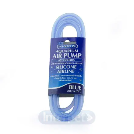 Interpet Blue Silicone Airline - 2m