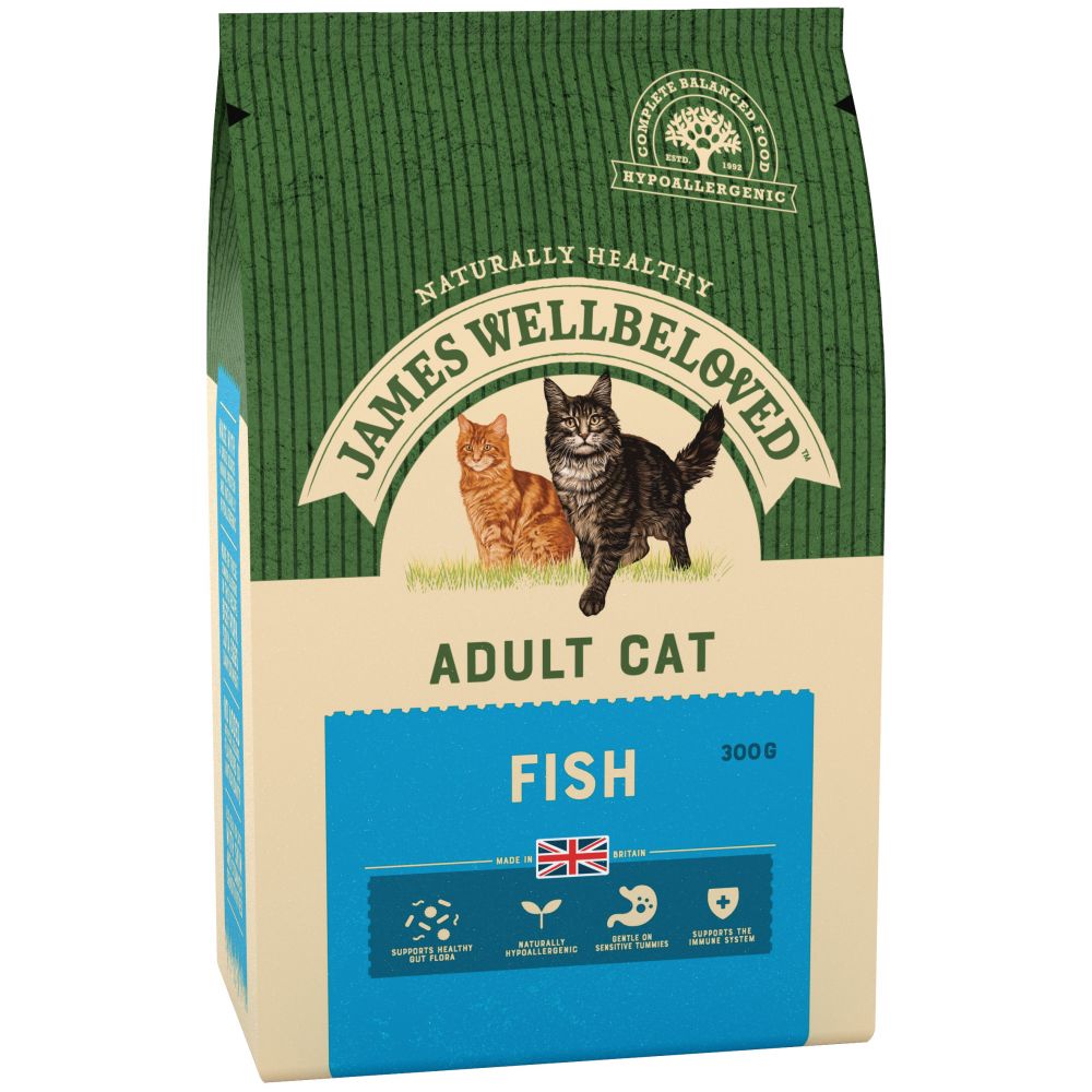 JAMES WELLBELOVED Adult Cat Fish & Rice - 300g