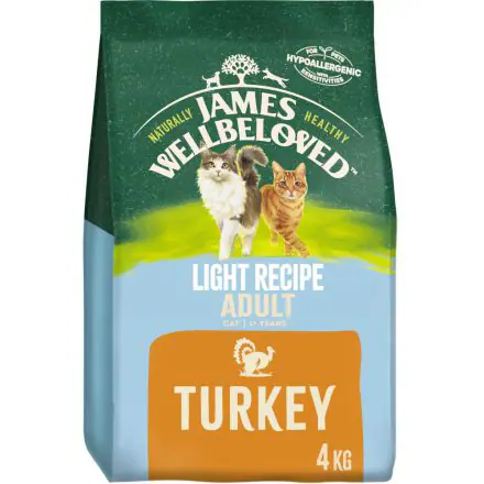 JAMES WELLBELOVED Adult Cat Light Turkey - 4kg