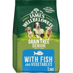 JAMES WELLBELOVED Dog Grain Free Fish Senior - 1.5kg