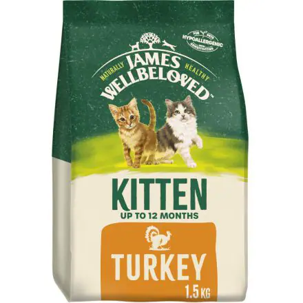 JAMES WELLBELOVED Kitten Turkey & Rice - 1.5kg