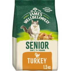 JAMES WELLBELOVED Senior Cat Turkey & Rice - 1.5kg