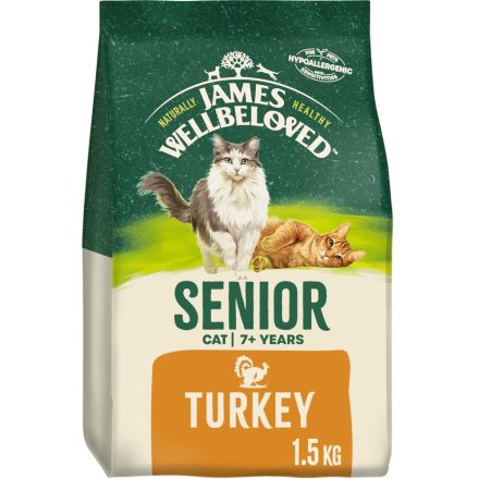 JAMES WELLBELOVED Senior Cat Turkey & Rice - 1.5kg