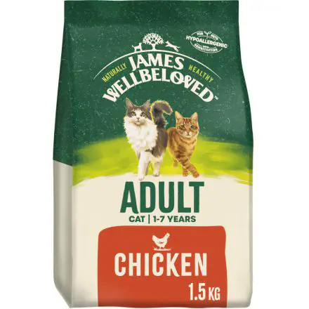 James Wellbeloved Adult Cat Chicken Various Sizes
