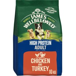 James Wellbeloved Adult Dog High Protein Chicken & Turkey - 10kg