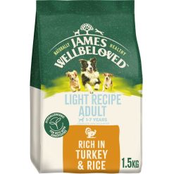 James Wellbeloved Adult Dog Light Turkey & Rice - 1.5kg