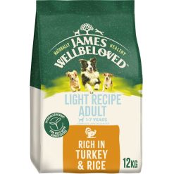 James Wellbeloved Adult Light Turkey & Rice - 12kg