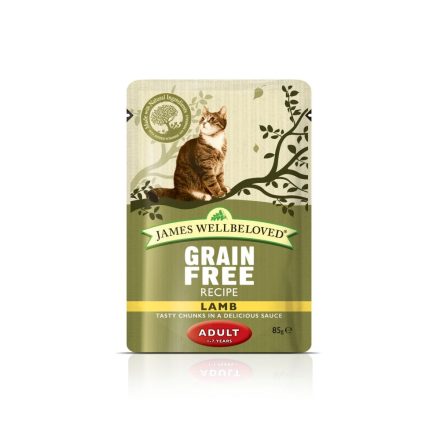 James Wellbeloved Cat Pouch Adult Lamb 12 pack - 85g