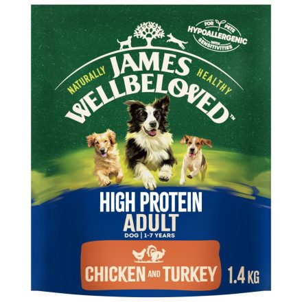 James Wellbeloved Dog Adult High Protein Chicken & Turkey - 1.4kg