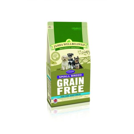 James Wellbeloved Dog Senior Grain Free Small Breed Fish & Vegetables - 1.5kg