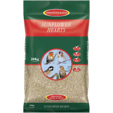 J&j Sunflower Hearts - 20kg