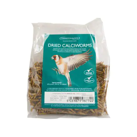 Johnson&Jeff Dried Calciworms Various Sizes