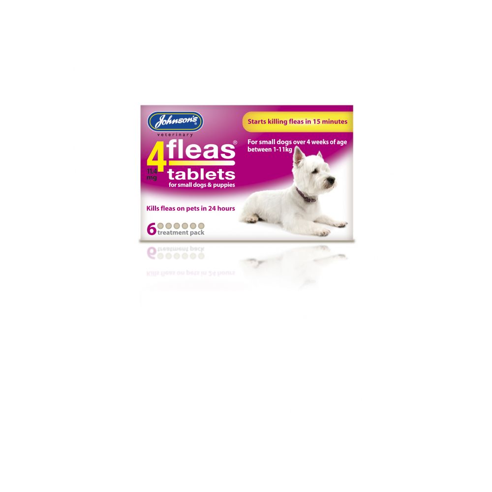 Johnson's 4fleas Small Dog Tabs Various Sizes