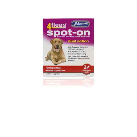 Johnson's 4fleas Spot On Large Dog - 2 treatment