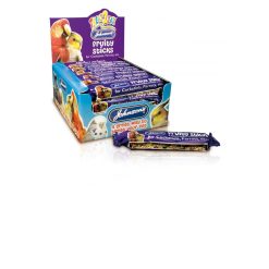 Johnson's Cockatiel/Parrot Fruity Stick - 45g, case of 28